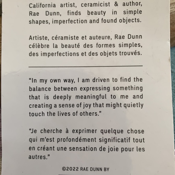 Rae Dunn BUT FIRST WINE wooden decoration accents NEW - Picture 5 of 5